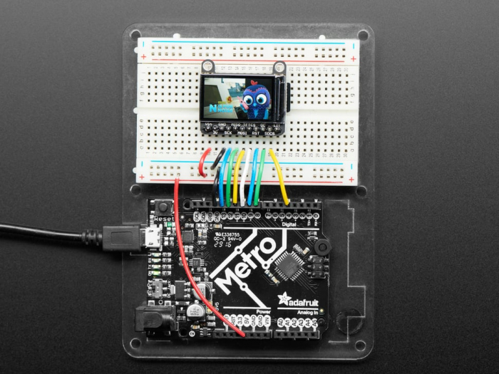 Adafruit 1.14" 240x135 Color TFT Display + MicroSD Card Breakout - ST7789 [2]