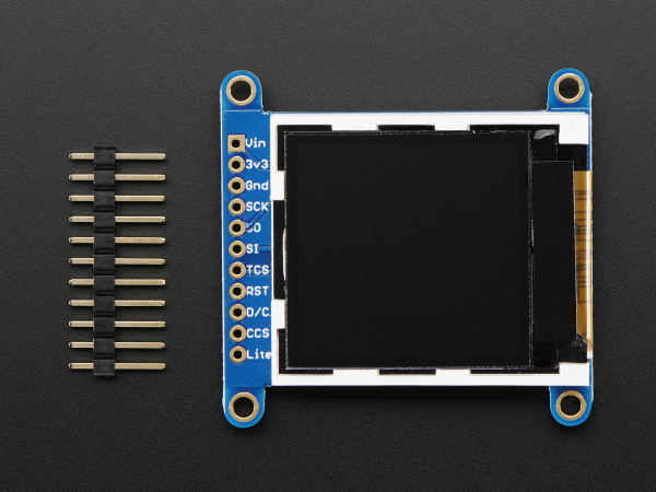 LCD TFT color 1.44" cu MicroSD Card breakout - ST7735R [6]