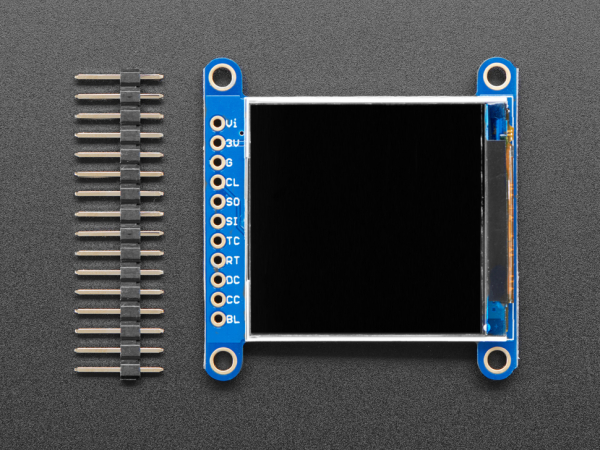 Display TFT LCD Adafruit ST7789 de 1.54", 240x240 pixeli,  slot microSD [3]