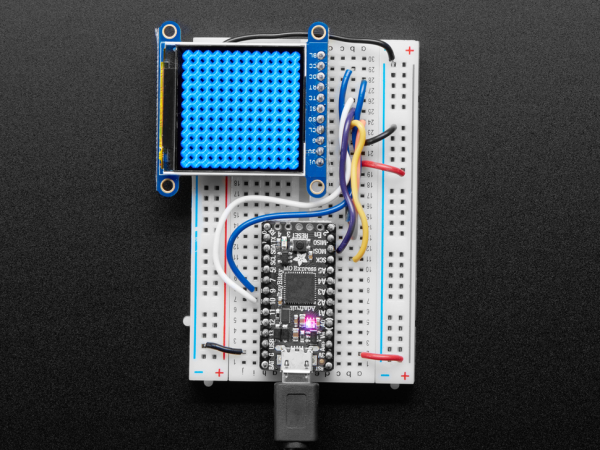 Display TFT LCD Adafruit ST7789 de 1.54", 240x240 pixeli,  slot microSD [5]