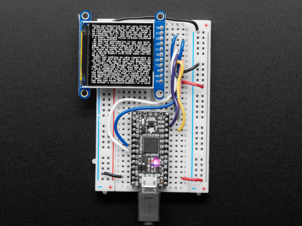 Display TFT LCD Adafruit ST7789 de 1.54", 240x240 pixeli,  slot microSD [4]