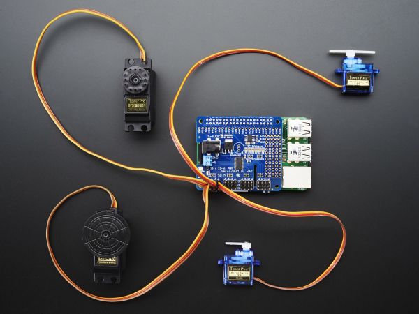16 Canale PWM / Servo HAT pentru Raspberry Pi - Mini Kit [3]