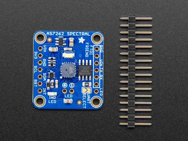 Breakout senzor de lumina/culoare de 6 canale Adafruit AS7262 [3]