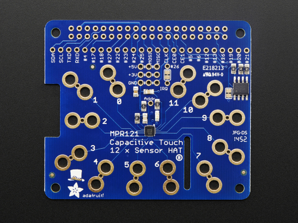 Capacitive Touch HAT pentru Raspberry Pi - Mini Kit - MPR121 [4]