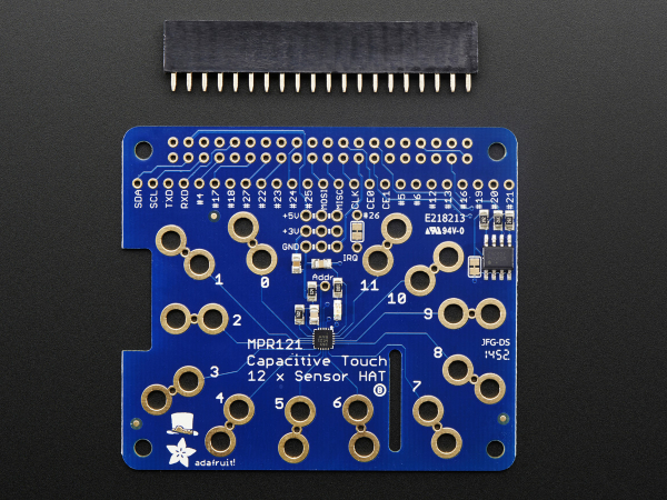Capacitive Touch HAT pentru Raspberry Pi - Mini Kit - MPR121 [5]