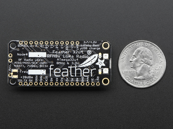 Feather 32u4 RFM96 Radio - 433MHz LoRa [5]