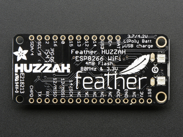 Feather HUZZAH cu ESP8266 WiFi [5]