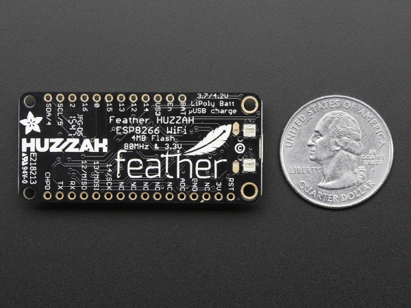 Feather HUZZAH cu ESP8266 WiFi [7]