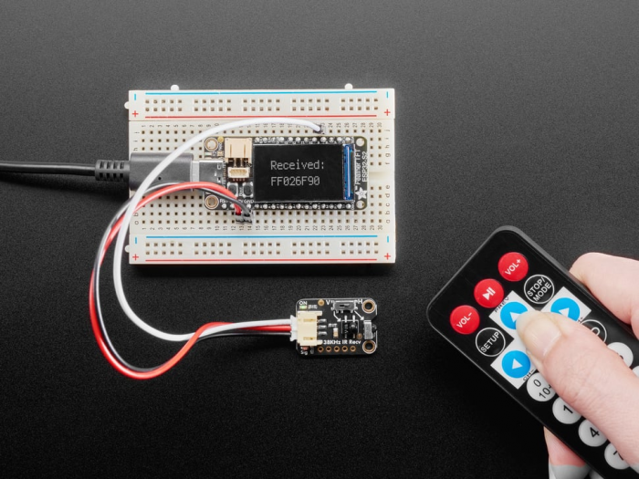 Adafruit Infrared IR Remote Receiver - STEMMA JST PH 2mm [1]