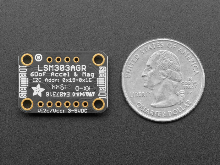 Modul Adafruit LSM303AGR accelerometru magnetometru [3]