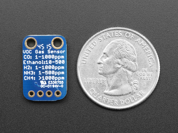 Adafruit MiCS5524 Senzor CO, Alcool si  VOC [3]