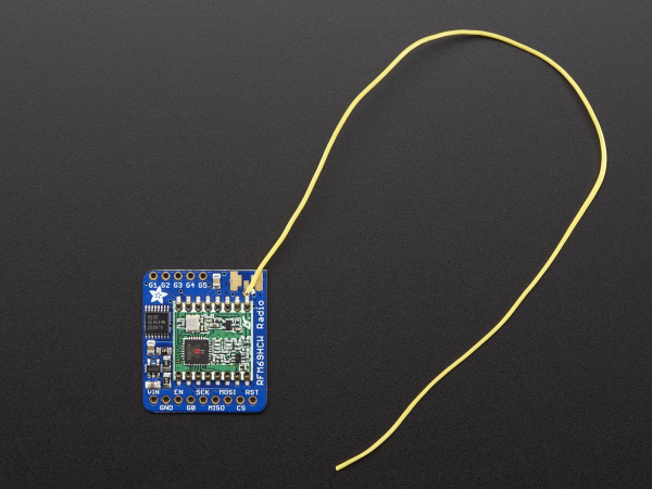 RFM96W Radio Transceiver - 433 MHz LoRA [5]