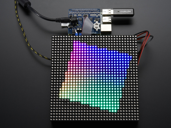 RGB Matrix HAT + RTC for Raspberry Pi - Mini Kit [2]