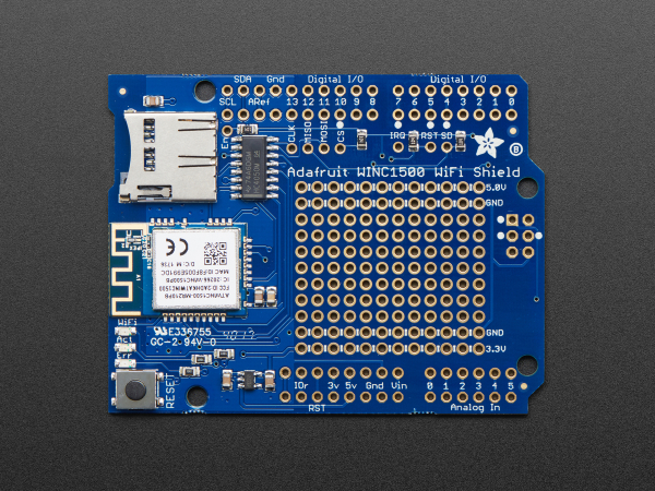 Adafruit WINC1500 WiFi Shield cu antena PCB [2]