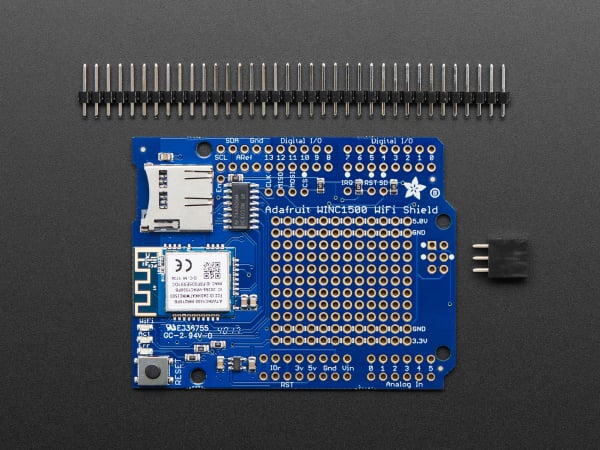 Adafruit WINC1500 WiFi Shield cu antena PCB [4]