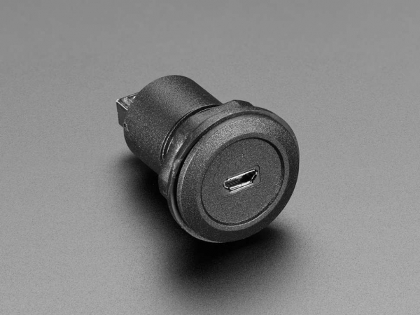 Adaptor jack micro USB B la priza USB A cu montaj la panou [2]