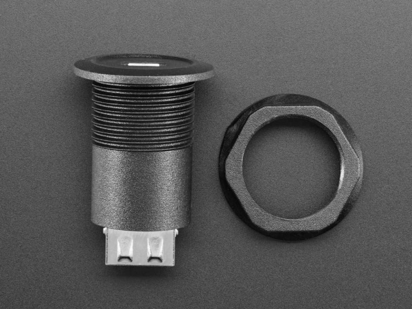 Adaptor jack micro USB B la priza USB A cu montaj la panou [5]