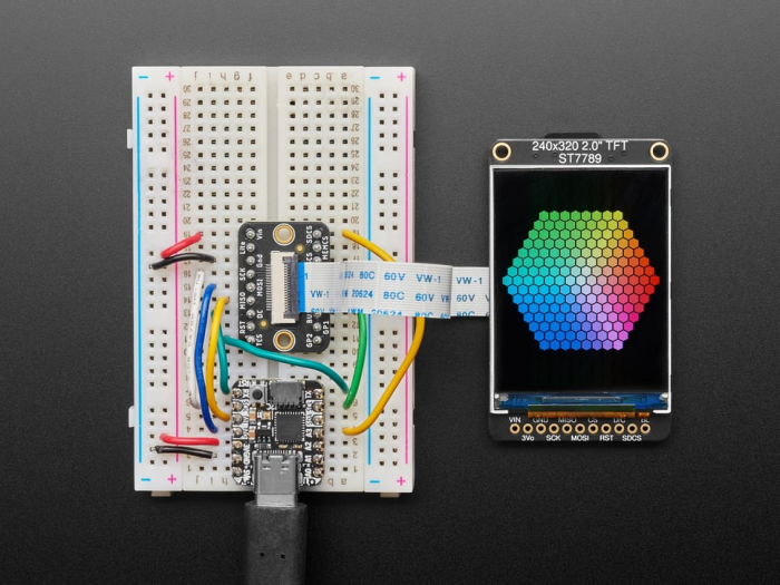 Modul afisaj color TFT IPS, 320x240, 5cm, microSD - EYESPI [10]