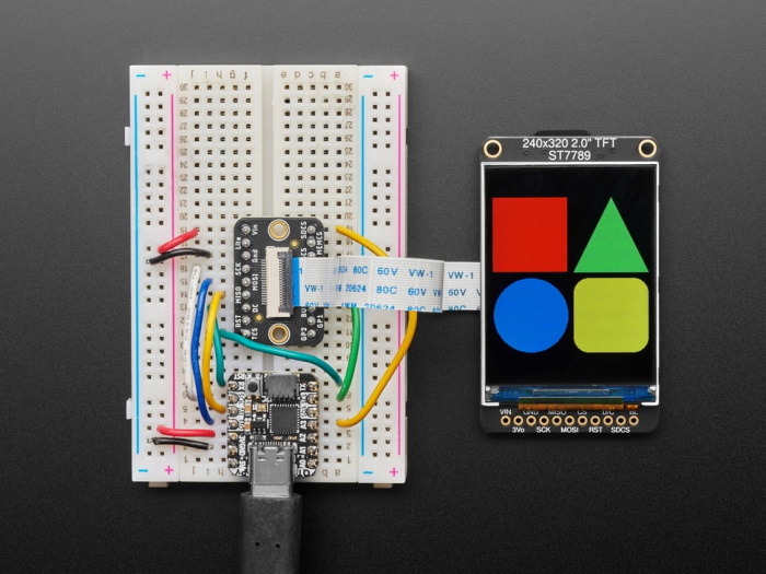 Modul afisaj color TFT IPS, 320x240, 5cm, microSD - EYESPI [7]