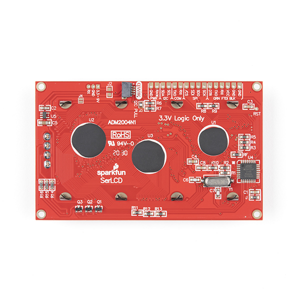 Afisaj SparkFun 20x4 SerLCD - RGB Backlight (Qwiic) [4]