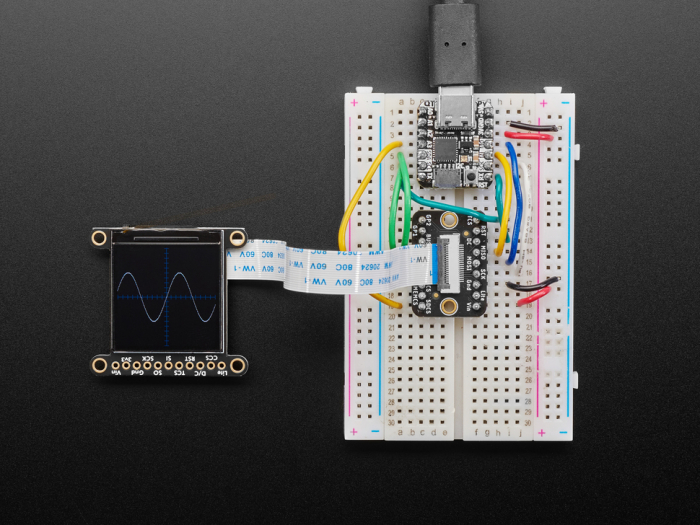 Afisaj TFT LCD Adafruit 3.3cm, 240x240, MicroSD - ST7789 [10]