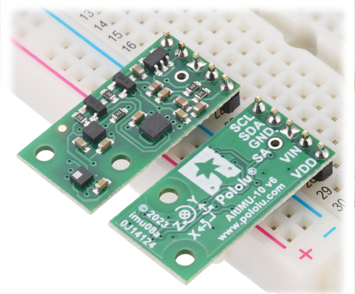AltIMU-10 v6 Gyro, Accelerometer, Compass, and Altimeter (LSM6DSO, LIS3MDL, and LPS22DF Carrier) [6]