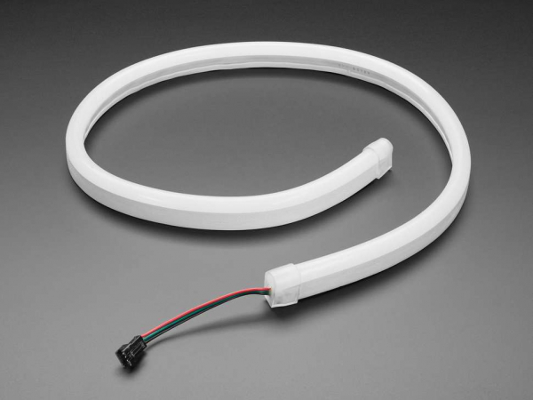 Banda LED NeoPixel RGB in tub de silicon [3]