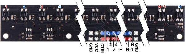 Bara senzori linie digitali 16 QTR-MD-16RC [4]