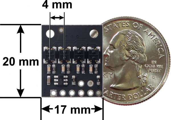 Bara senzori linie digitali 4 QTRX-HD-04RC [4]