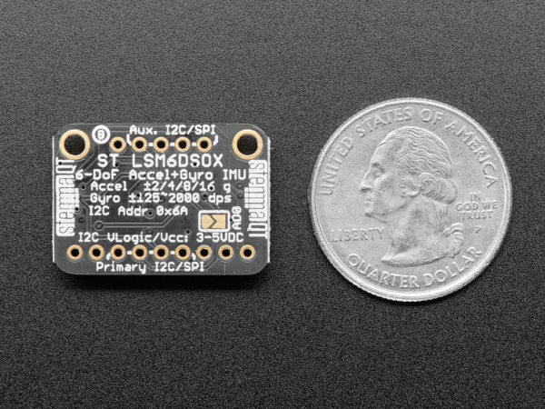 Breakout accelerometru si giroscop Adafruit LSM6DSOX 6 DoF [2]