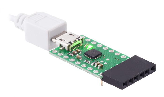Breakout adaptor USB-la-serial Pololu CP2102N [4]