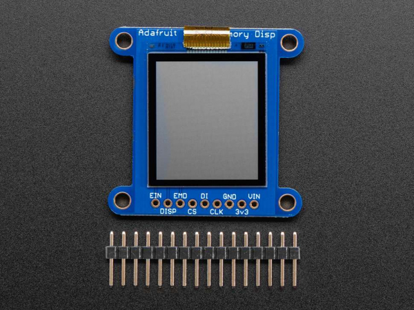 Breakout afisaj LCD SHARP monocromatic, de 1.3 inch, cu memorie [2]
