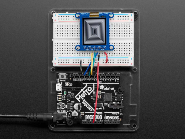 Breakout afisaj LCD SHARP monocromatic, de 1.3 inch, cu memorie [4]