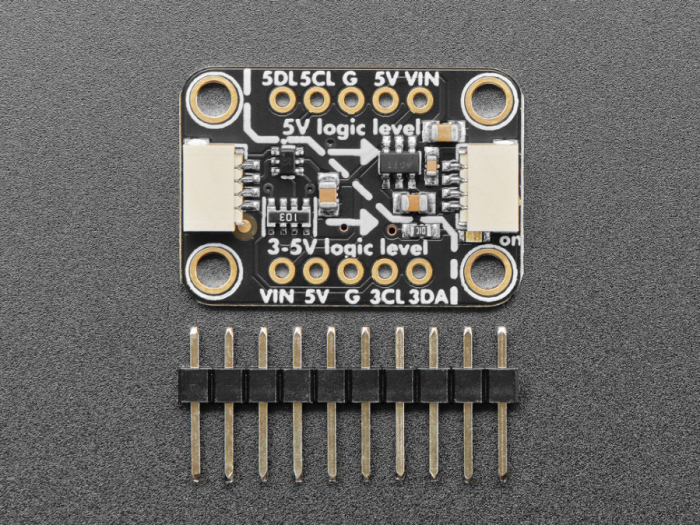 Breakout amplificator nivel Adafruit 3V - 5V cu STEMMA QT/Qwiic [2]
