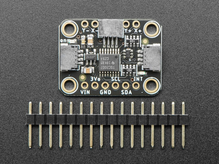 Breakout controller touchscreen Adafruit TSC2007 I2C cu STEMMA QT [3]