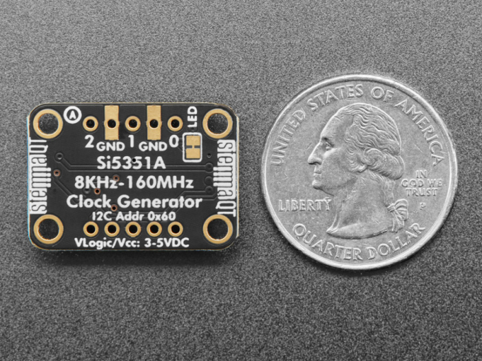Breakout generator frecventa Adafruit Si5351A cu STEMMA QT [3]