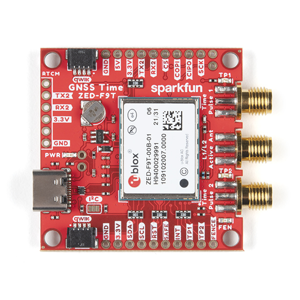 Breakout GNSS multi-banda SparkFun ZED-F9T (Qwiic) [4]