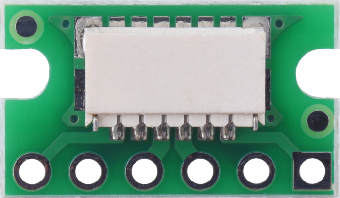 Breakout Pololu conector JST SH, intrare laterala tata cu 6 pini [3]