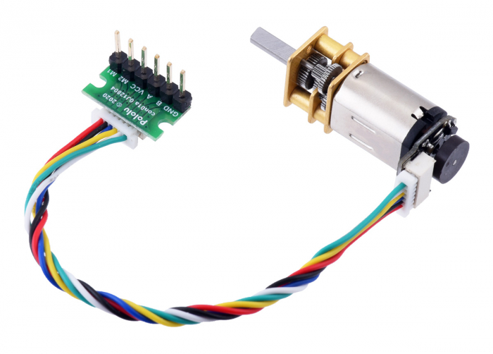 Breakout Pololu conector JST SH, intrare laterala tata cu 6 pini [5]
