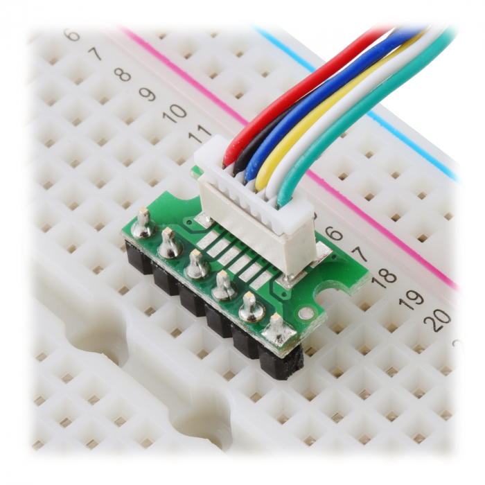Breakout Pololu conector JST SH, intrare superioara tata cu 6 pini - 3 buc [6]