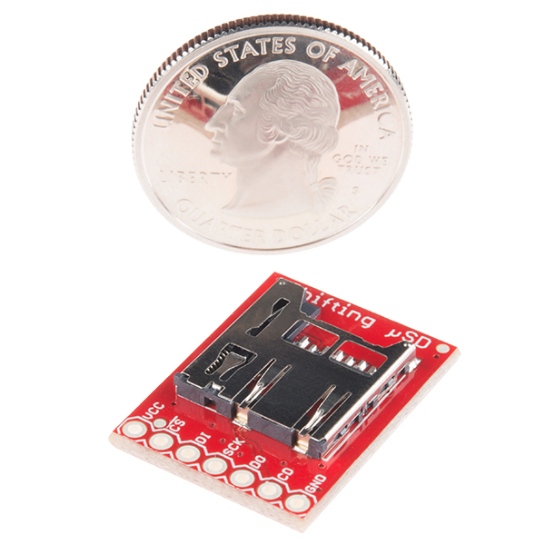 Breakout schimbator nivel tensiune cu microSD SparkFun [4]