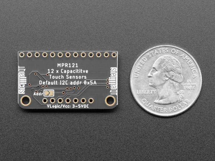 Breakout senzor capacitiv Adafruit cu MPR121, STEMMA QT [4]