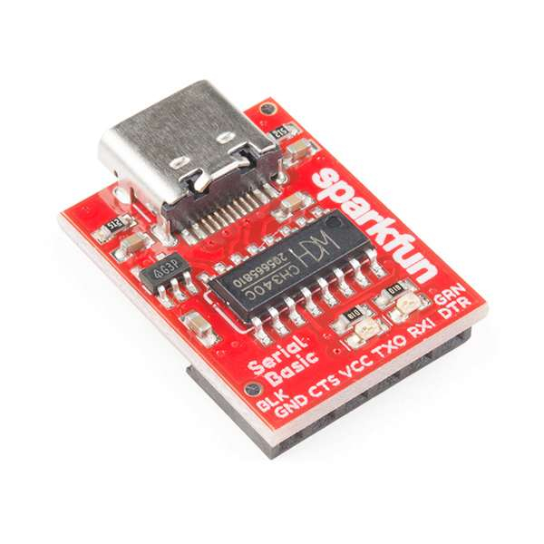 Breakout serial SparkFun cu CH340C si USB-C