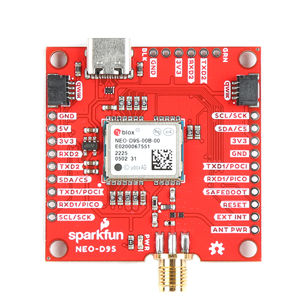 Breakout SparkFun receptor date de corectie GNSS cu NEO-D9S (Qwiic) [4]