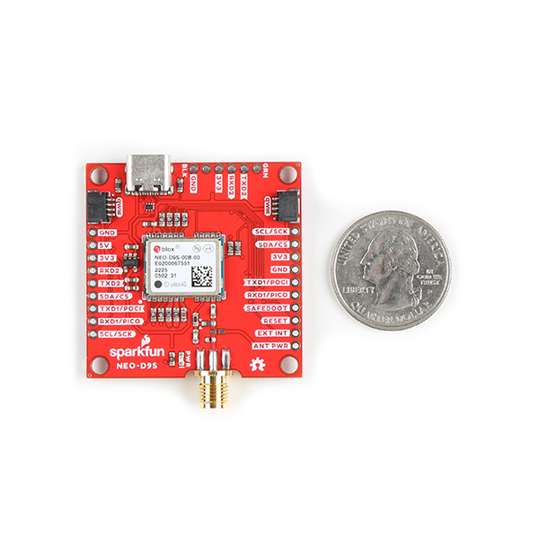 Breakout SparkFun receptor date de corectie GNSS cu NEO-D9S (Qwiic) [2]