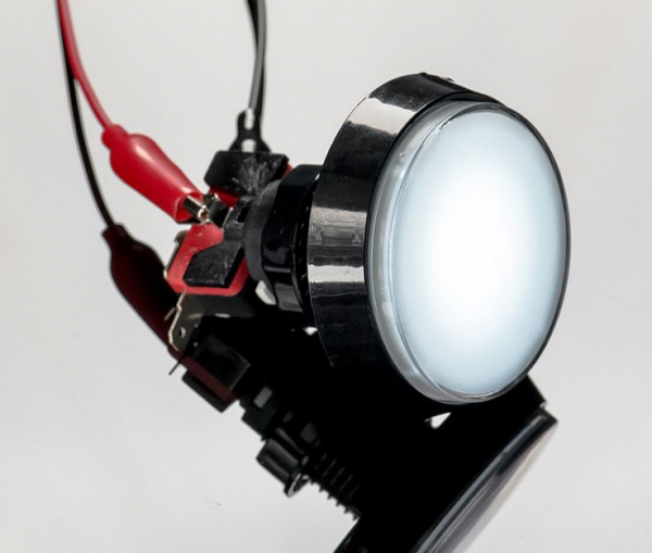 Buton Arcade cu LED alb - 60mm [2]