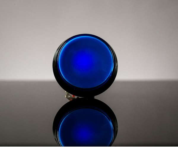 Buton Arcade cu LED albastru - 60mm [1]