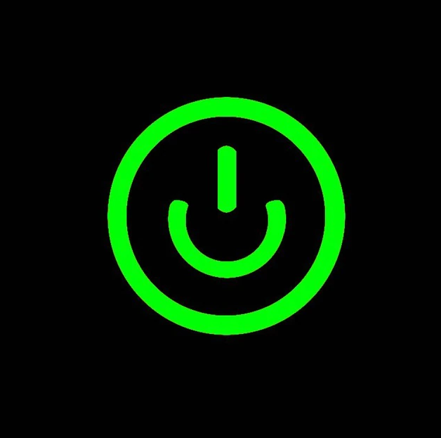 Buton Metalic cu Cap plat 12MM 12-24V impermeabil Auto-Resetare temporara comutator  cu lumina LED verde 1 [3]
