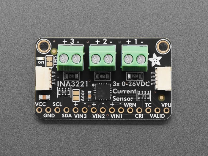 Adafruit INA3221 - Monitor de Putere Triple 0-26 VDC, ±3.2 Amp - STEMMA QT / Qwiic [2]