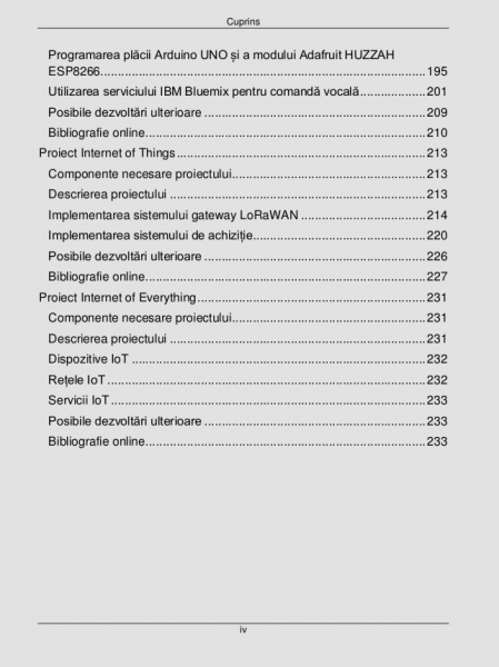 Carte \"10(Zece) Proiecte Internet of Things\" [5]